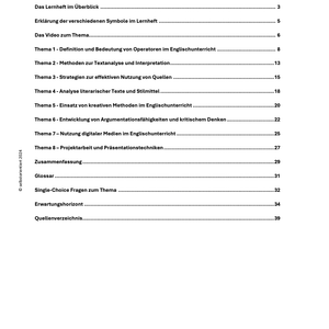 Methodenwissen & Operatorenübersicht im Fach Englisch - Oberstufe & Abitur - stifo - Students & Teachers Innovate Forward