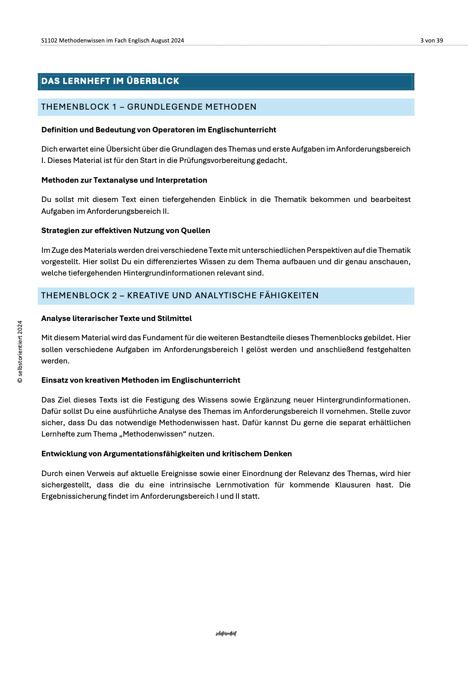 Methodenwissen & Operatorenübersicht im Fach Englisch - Oberstufe & Abitur - stifo - Students & Teachers Innovate Forward