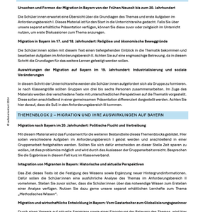 Migration in Bayern von der Frühen Neuzeit bis zum 20. Jahrhundert - Unterrichtsmaterial - stifo - Students & Teachers Innovate Forward