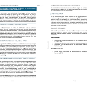 Migration in Bayern von der Frühen Neuzeit bis zum 20. Jahrhundert - Unterrichtsmaterial - stifo - Students & Teachers Innovate Forward