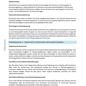 Operatorenübersicht & Methodenwissen im Fach Geschichte - Lehrplan GoST | Abitur - stifo - Students & Teachers Innovate Forward