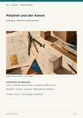 Polyklet und der Kanon – Kontrapost, Proportion und Doryphoros | Unterrichtsreihe Kunst Sek II