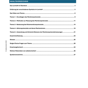 Potenzialmessungen: Ableitung von Membranpotenzialen in Biologie - stifo - Students & Teachers Innovate Forward