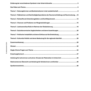 Raummodul: Lateinamerika in Erdkunde unterrichten - stifo - Students & Teachers Innovate Forward