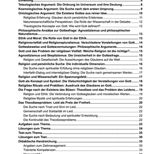 Schülerheft: Die Frage nach der Existenz Gottes (Texte | Aufgaben) - stifo - Students & Teachers Innovate Forward