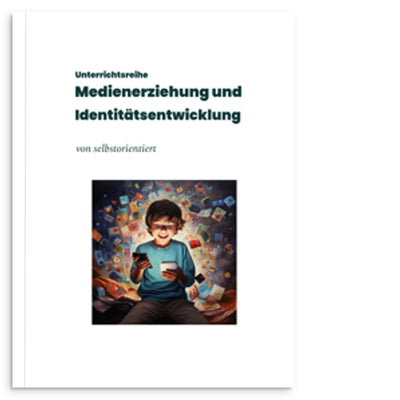 Softcover book: Cover media education and identity development of young people in the classroom 
