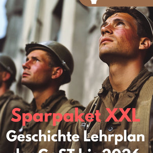 Sparpaket: Lehrplan GoST Geschichte bis 2026 - Abitur | ALLE Themen | Unterrichtsreihen - stifo - Students & Teachers Innovate Forward