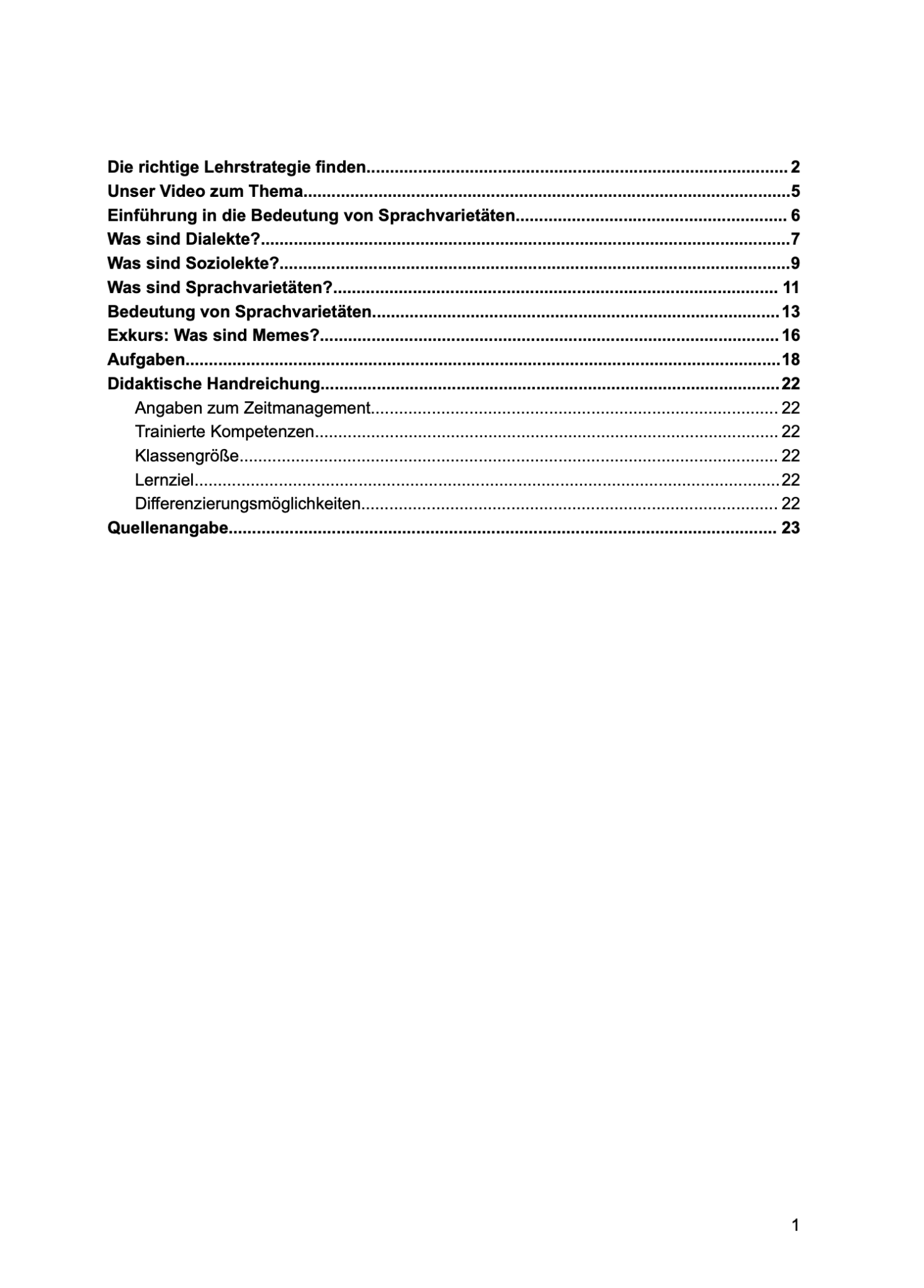 Sprachvarietäten und ihre gesellschaftliche Bedeutung - Unterrichtsmaterial - stifo - Students & Teachers Innovate Forward