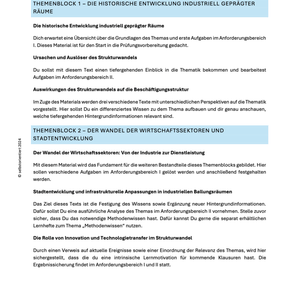 Strukturwandel industriell geprägter Räume im Geographie Abitur - Lernheft - stifo - Students & Teachers Innovate Forward