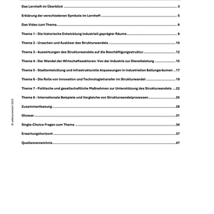 Strukturwandel industriell geprägter Räume im Geographie Abitur - Lernheft - stifo - Students & Teachers Innovate Forward