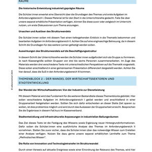 Strukturwandel industriell geprägter Räume - Unterrichtsmaterial - stifo - Students & Teachers Innovate Forward