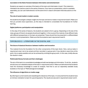 Teaching Series: Media and Literature in Transition - English GoST | Englisches Material - stifo - Students & Teachers Innovate Forward