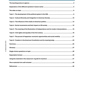Teaching Series: The United States of America - History | Culture | Social Movements - stifo - Students & Teachers Innovate Forward