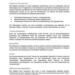 Unterrichsreihe: Theorien zum Spracherwerb im Erstspracherwerb und der Mehrsprachigkeit - stifo - Students & Teachers Innovate Forward