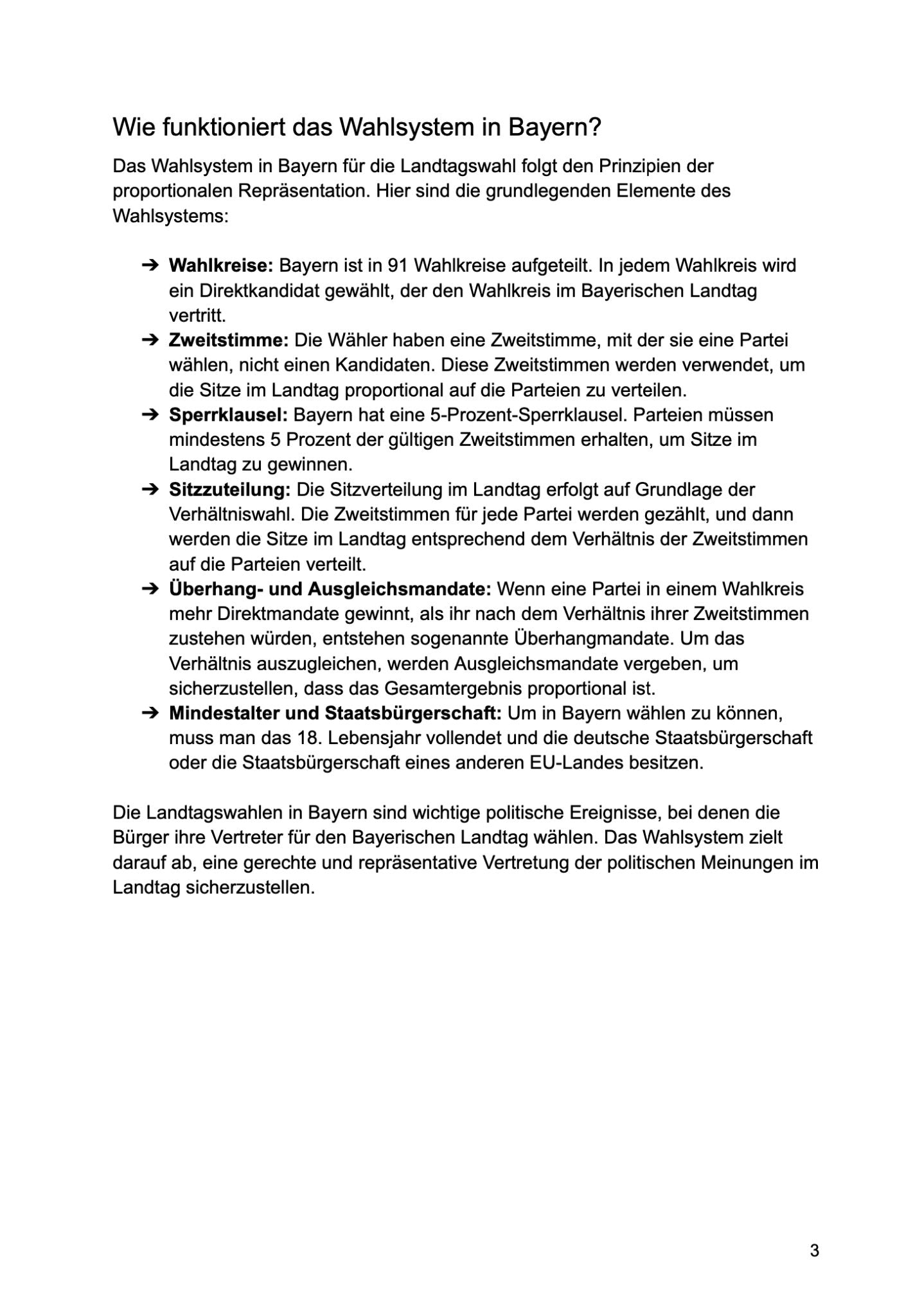 Unterrichtsmaterial: Landtagswahl Bayern 2023 - Wahlergebnisse analysieren - stifo - Students & Teachers Innovate Forward