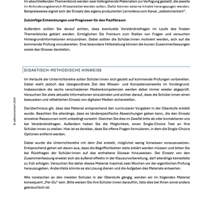 Unterrichtsreihe: Der Pazifikraum - Wirtschaft & Politik - stifo - Students & Teachers Innovate Forward