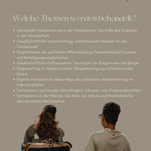 Unterrichtsreihe: Dimensionen der Partizipation: Individuelle und gesellschaftliche Verantwortung - stifo - Students & Teachers Innovate Forward