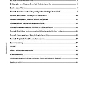 Unterrichtsreihe Englisch Abitur 2025: Operatorenübersicht & Methodenwissen - stifo - Students & Teachers Innovate Forward