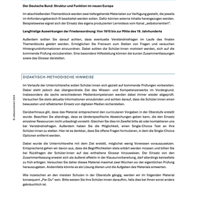 Unterrichtsreihe „Europäische Friedensordnung nach den Napoleonischen Kriegen“ - stifo - Students & Teachers Innovate Forward