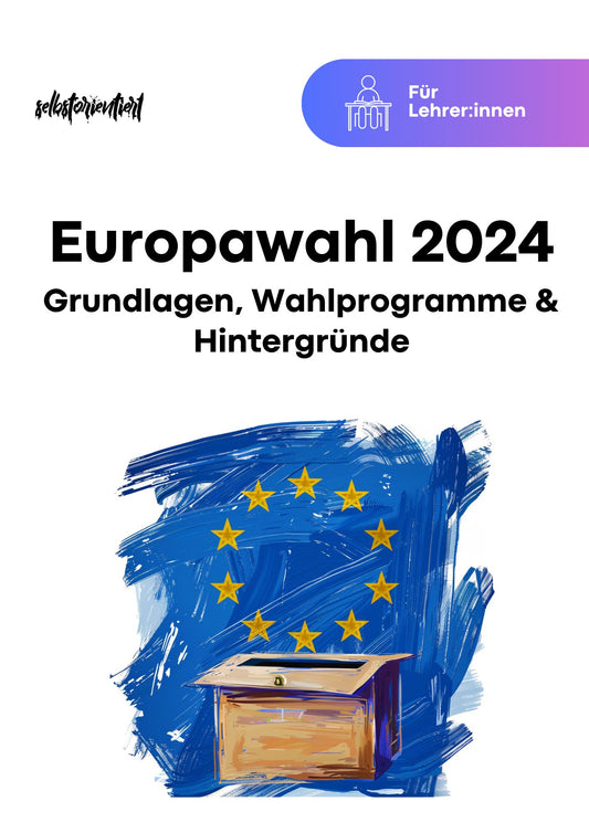 Unterrichtsreihe "Europawahl 2024" - stifo - Students & Teachers Innovate Forward