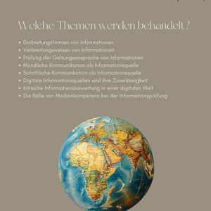 Unterrichtsreihe - Information: Darbietungsformen, Verbreitungsweisen, Prüfung von Geltungsansprüchen - stifo - Students & Teachers Innovate Forward