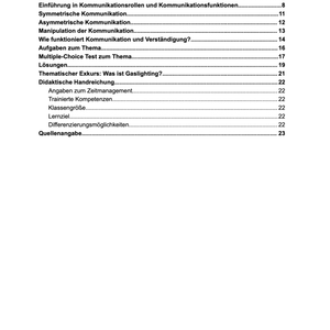 Unterrichtsreihe: Kommunikationsfunktionen und Kommunikationsrollen - stifo - Students & Teachers Innovate Forward