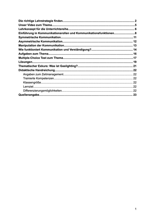 Unterrichtsreihe: Kommunikationsfunktionen und Kommunikationsrollen - stifo - Students & Teachers Innovate Forward