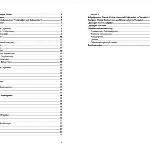 Unterrichtsreihe: Pro - und Eukaryoten im Vergleich (Texte, Stundenentwürfe und Test) - stifo - Students & Teachers Innovate Forward
