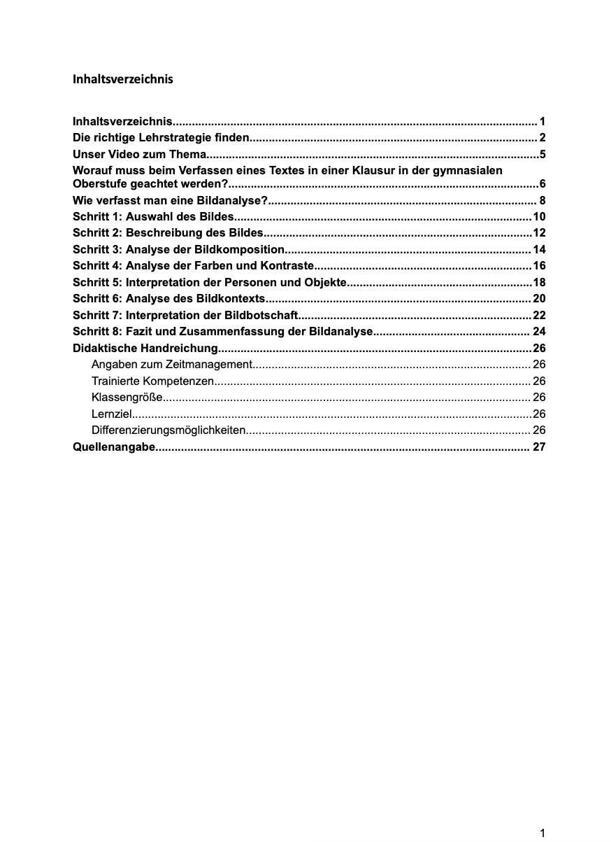 Unterrichtsreihe: (Systemische) Bildanalyse in Kunst schreiben - Komposition - stifo - Students & Teachers Innovate Forward