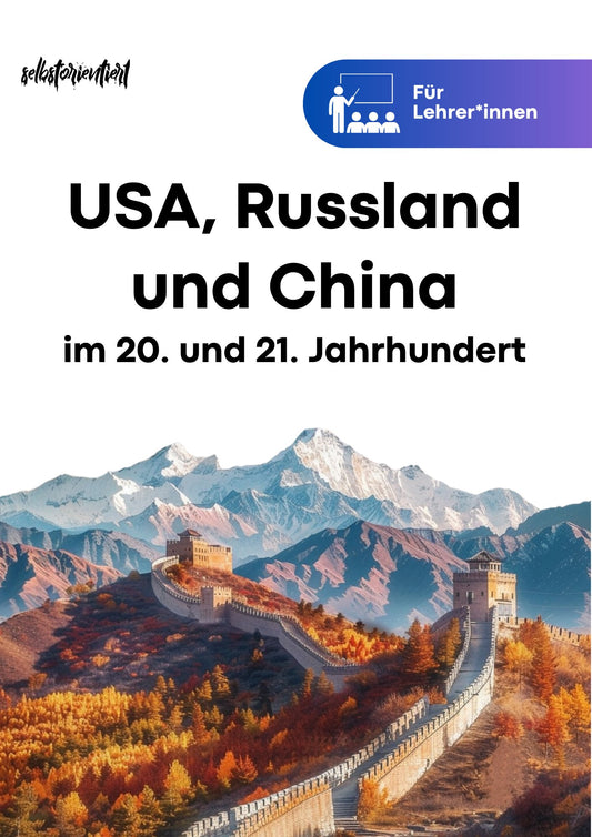 Unterrichtsreihe: USA, Russland und China im 20. und 21. Jahrhundert - stifo - Students & Teachers Innovate Forward